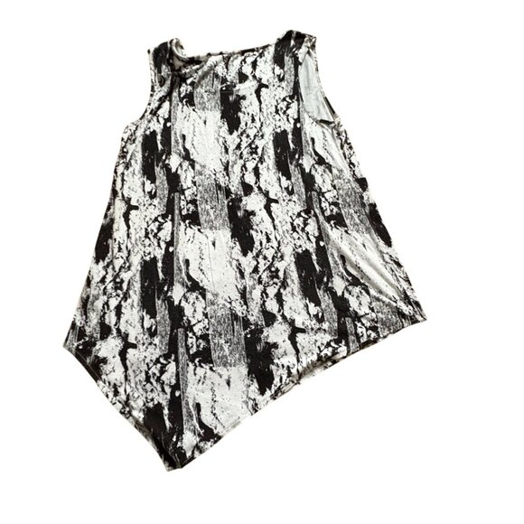 Ruff Hewn Gray Womens Flowy Sleeveless Blouse-Medium-GUC - Picture 4 of 5